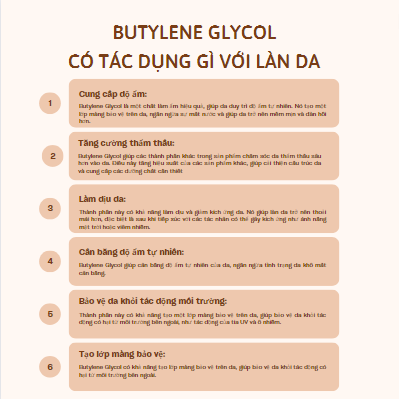6 Tac Dung Cua Butylene Glycol Voi Lan Da
