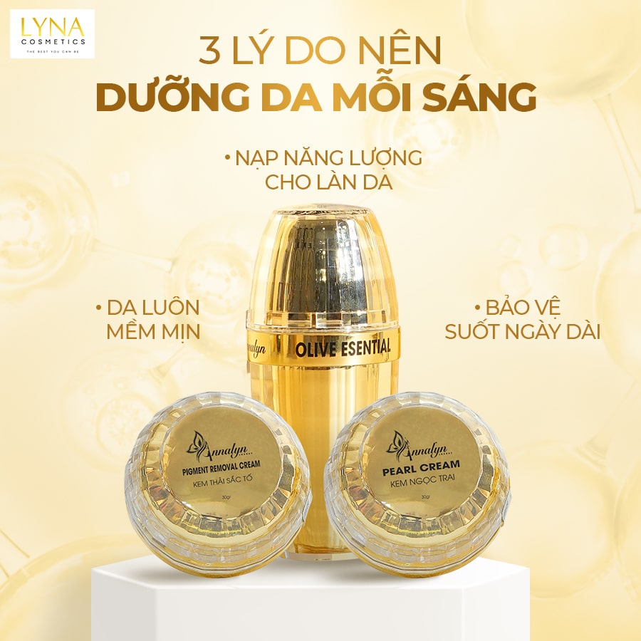 dưỡng da buổi sáng